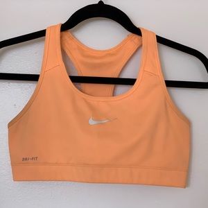 Nike sports bra, orange - medium